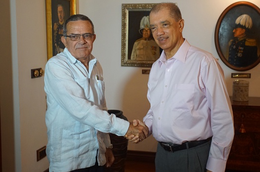 Cuban Ambassador bids farewell to President James Michel at State House