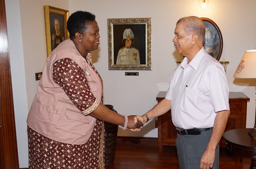 President Meets with AU Election Observer Mission- first all-female team