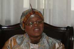 Swazi Queen Mother at State House