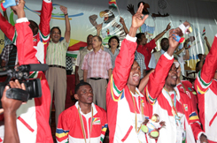 Apre Sikse Zwe Dezil Losean Endyen   Mesaz Remersiman Sorti Kot Prezidan James A Michel   14th Out 2011 