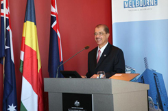 President Arrives In The Australian State Of Victoria 