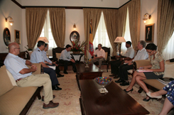 President Michel And Spanish Delegation Discuss Piracy Threats