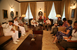 President Michel Receives NATO Commander At State House