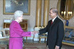 President Michel Attends Audience With H.M. Queen Elizabeth II
