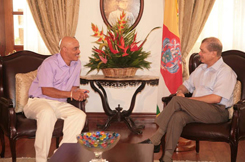 President Michel Meets With The Leader Of The Opposition