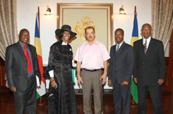 Courtesy Call By Visiting Members Of The 7th Day Adventist Church 