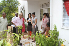 President Visits Roche Caiman