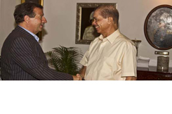 Courtesy Call By The Town Mayor Of Civitavecchia  