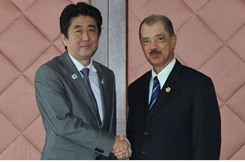 President Michel Meets With Japanese Prime Minister Shinzo Abe