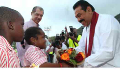 President Michel Welcomes Sri Lankan President on Historic Visit