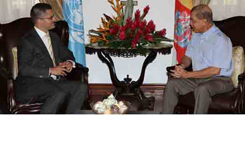 President Michel meets with President of the UNGA