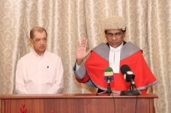 Justice Burhan sworn in as Puisne Judge