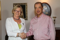 The Norwegian Ambassador bids farewell to Seychelles