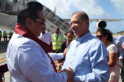 Sri Lankan President in Seychelles for second time; on three day official visit