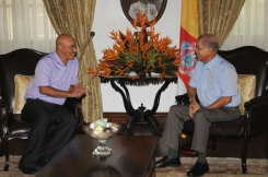 President Michel and Leader of the Opposition in the National Assembly meet to discuss National Issues