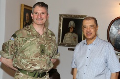 President Michel meets with EUNAVFOR Operation Commander