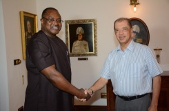 The Nigerian High Commissioner to Seychelles bids farewell