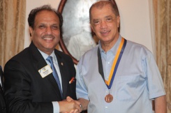 President Michel meets with Lions Clubs International Delegation