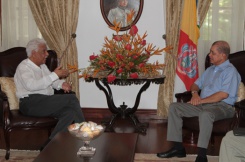 President Michel meets with the Secretary-General of the Indian Ocean Commission