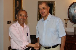 Visite de courtoisie de l’Ambassadeur de l'Union des Comores