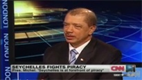 Seychelles President James Michel on CNN International/Interview on piracy