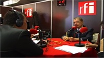 President Michel sur Radio France Internationale- avec Bruno Daroux au Sommet de la Francophonie 2010